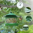 thumbnail image 4 of geerera Metal Automatic Bird Feeder Outdoor Hanging Feeder for Balcony Garden Patio Bird Feeding Supplies, 4 of 9