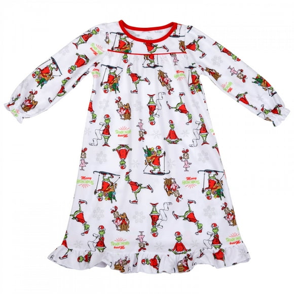 Dr. Seuss The Grinch AOP Bambin Grand-Mère Robe Pyjama-Toddler 3T