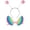 Pink & Multicolor & Pink Headband, variant on Alien Headband Alien Glasses Set Boppers Antenna Headband Rainbow Lens Sunglasses for Alien Theme Halloween Party Supplies
