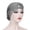 Grey, variant on Under 5$ Hot Sales Summer Sales Women Cross Forehead Small Beaded Turban Hat Night Hat Chemotherapy Hat Muslim Baotou Hat Beige One Size