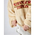 thumbnail image 4 of Stranger Things Unisex Beige Blanket Hoodie, 4 of 6