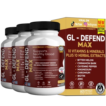 GreenVify GL Defend Max – Daily Glucose & Metabolic Support Supplement