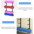 thumbnail image 4 of Yoga Mat Storage Racks,Multifunctional Home Gym Storage Organizer With Hooks And Lockable Wheels,Weights Rack For Dumbbells,Yoga Mat, 4 of 8
