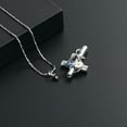thumbnail image 6 of Prayer Cross with Sunflower and Hummingbird Stainless Steel Cremation Jewelry for Ashes Holder Urn Necklace for Ashes of Loved One, 6 of 6