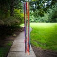 thumbnail image 2 of In the Breeze 4937 — Rainbow Ribbon Windsock, 40-Inch — Colorful, Vibrant Satin Ribbon Garden and Porch Decoration, 2 of 4