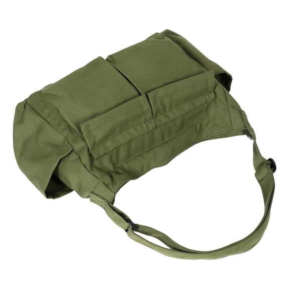 WHAMVOX Canvas Messenger Bag Student 47.00X32.50X14.50CM Olive Green