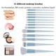 thumbnail image 2 of Juego de 13 brochas de maquillaje para base, sombra de ojos y maquillaje, 13 piezas, 2 of 6