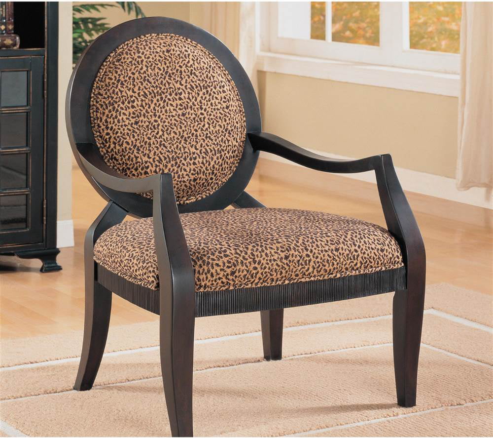 Coaster Leopard Accent Chair - Walmart.com