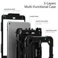 thumbnail image 6 of For iPad Mini 5th/4th Generation Case 7.9 inch 2019/2015, 360 Rotating Shockproof Cover with Stand, Screen Protector, Shoulder Strap, Black, 6 of 7