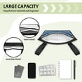 thumbnail image 6 of Jiueut Aztec Tribal Wheelchair Side Organizer Storage Bag Armrest Pouch Wheelchair Pouches with Pockets for Seniors Washable Electric Wheelchair Bags to Hang on Side, 6 of 7