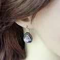thumbnail image 4 of BNNG Sparkly Boho Ocean Shell Dangle Earrings Natural Abalone Shell Earrings Dangle Women Earrings Vintage Owl Animal Colorful Earrings Female Geometric Earrings Jewelry Temperament Earrings, 4 of 9