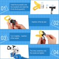 thumbnail image 3 of 8 Pieces Paint Sprayer Tips Reversible Spray Tip Airless Spray Nozzles Tips Airless Sprayer Spraying Machine Parts, 3 of 7