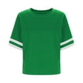 thumbnail image 3 of Jalioing Boys Girls T Shirt Oversized Short Sleeve Crew Neck Summer Tee Solid Color Casual Tops for Kids Teens, 3 of 8