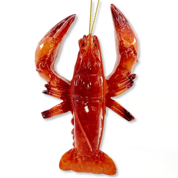 Lobster Christmas Tree Ornament - Beach Coastal Nautical Theme Decoration