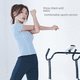 thumbnail image 2 of Top de yoga con forma de melocotón para mujer, ropa deportiva para correr de secado rápido y adelgazante con cuello redondo, camisa deportiva ajustada de manga corta, 2 of 5