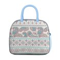 thumbnail image 2 of Symmetrical Pattern Lunch Tote Bag, Minimalist Aesthetic Insulated Bag for Women Commuting, Shopping, Outdoor or Student Use, 2 of 7