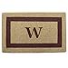 thumbnail image 3 of Nedia Home 02023W Single Picture - Brown Frame 22 x 36 In. Heavy Duty Coir Doormat - Monogrammed W, 3 of 4