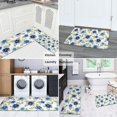 thumbnail image 5 of Pioneer Flower Floral Print Pattern Kitchen Rugs Sets Of 2, Anti Fatigue Non Slip Washable Floor Mats for Kitchen Sink Laundry, 17X30 Inch + 17X47 Inch, 5 of 6