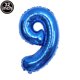 thumbnail image 1 of Globos multicolor de números grandes para despedida de soltera, 1, 2, 3, 4, 5, 6, 7, 8, 9, 32 pulgadas, 1 of 5