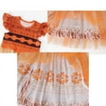 thumbnail image 3 of Benylion Girls Adventure Princess Dresses Moana Toddler Kids Costume Short Flutter Sleeve Tulle Dress up Cosplay Theme Party Outfit for 7-8 Years, 3 of 6