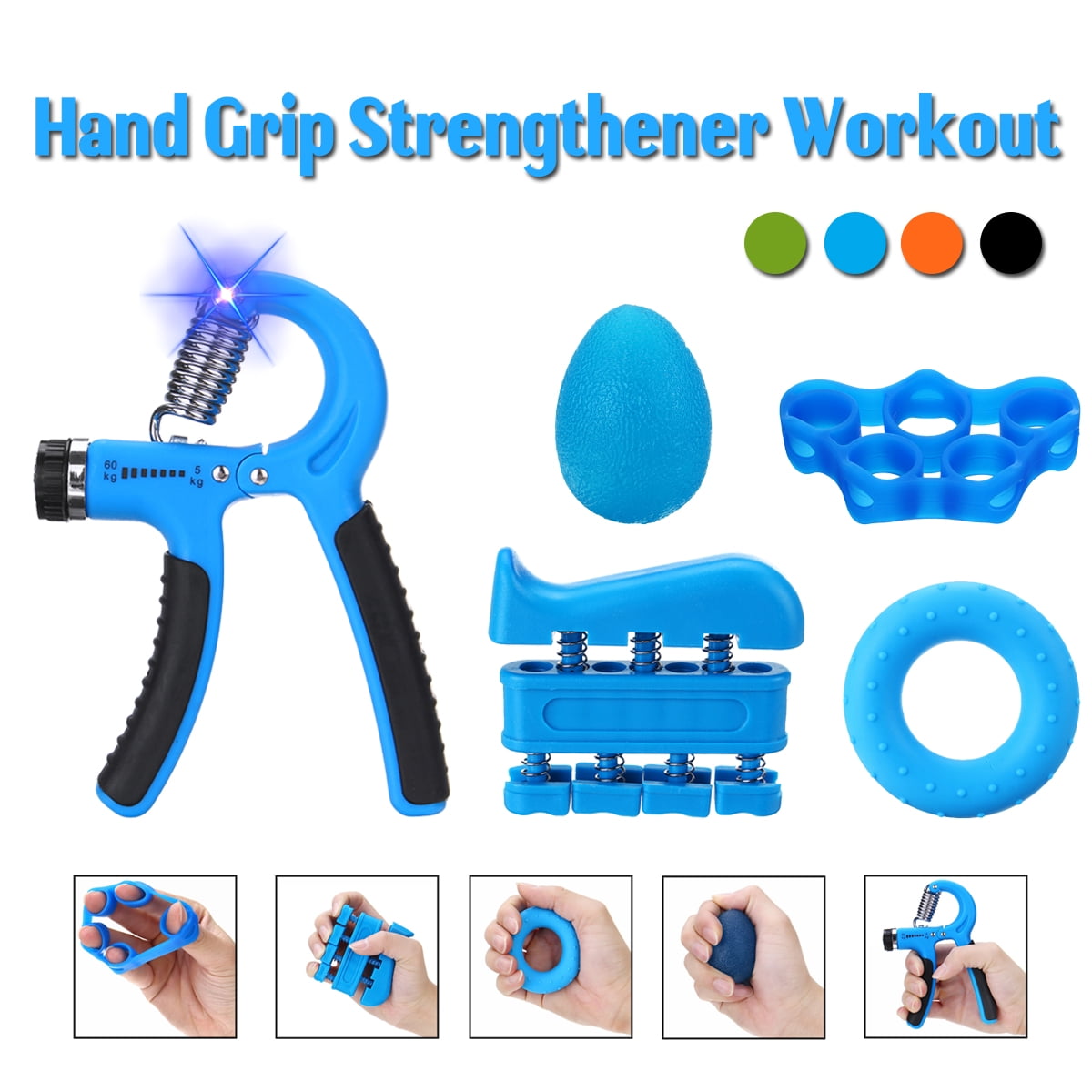 Adjustable Hand Grip Strengthener, Hand Exerciser，Grip Strengthener