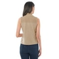 thumbnail image 3 of Lee Womens and Plus Smocked High-neck Tank Top, S-4X, 3 of 7