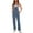 Light Blue, variant on Women's Denim Bib Overalls, Light Blue, Size L