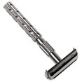 thumbnail image 2 of SAFETY RAZOR GIFT SET - PARKER 22R, BLADES & GENUINE LEATHER DOUBLE EDGE ZIPPERED CASE, 2 of 5