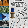 thumbnail image 6 of 1/8 7x7 Stainless Steel Aircraft Wire Rope Cable T304 500 Foot Reel$$Tools & Hardware Other, 6 of 6