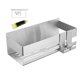 thumbnail image 2 of Estante De Ducha Sin Perforaciones Estante De Almacenamiento De Cocina De Acero Inoxidable 304 Soporte De Baño Montado En La Pared Organizador De Cocina Montado En La Pared Soporte De Drenaje Inevent HA027123-02, 2 of 6