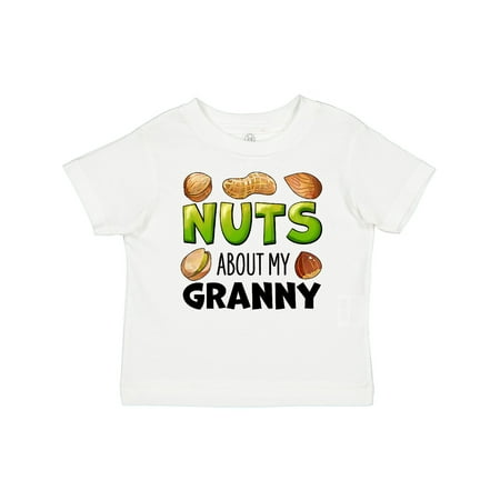 

Inktastic Nuts About My Granny Peanut Almond Pistachio Gift Baby Boy or Baby Girl T-Shirt