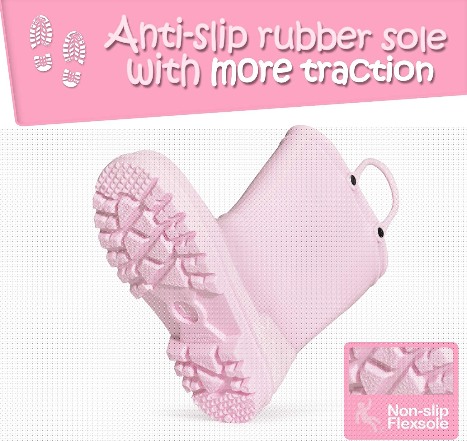 thumbnail image 5 of Kushyshoo Little Big Kids Rain Boots Boys Girls Pink Solid Boots Size 6, 5 of 6