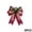 A, variant on huayou 6pcs Solid Red Velvet Pine Cone Berry Christmas Bow 5.90×5.11in Soft Velvet Burlap Stripe Double Tail Bow for Front Door Wreath Stair Rail Gift Package Holiday Decoration