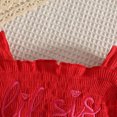 thumbnail image 4 of Toddler Baby Girls Clothes Sets Letter Ruffled Long Sleeve Romper Dress with Hairband Kids Fall Winter Holidays Casual Lace Jumpsuit Dress 6-12 Months, 4 of 8
