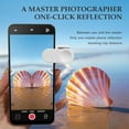 thumbnail image 4 of Mirror Effect Lens - Capture Stunning Reflections Instantly, Smartphone Camera Mirror Reflection Clip Kit, Adjustable Angle Mobile Phone Camera Mirror Clip for Travel (white-1Pc), 4 of 7