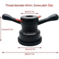 thumbnail image 3 of Sidaley Equilibrador de rueda de coche, copa de presión de cubo de liberación rápida, herramienta de cambio de neumático de tuerca de ala Herramientas de reparación de automóviles, 3 of 6