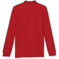 thumbnail image 2 of Educated Uniforms Boys 4-20 Long Sleeve Pique Polo Shirt, 2 of 5