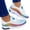 White, variant on NOKIO Women Cushion Sneakers La𝖼e Up Running Shoes Comfortable Wide Width Sport Shoes Lightweight Outdoor Walking Shoes Non S𝗅ip Jogging Shoes Fashion Gym Workout Shoes for Back to College