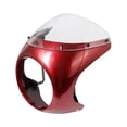 thumbnail image 3 of Headlight Fairing Screen ,Motorcycle Windscreen Cowl Cover Accessories Attachment Wind Screen Fairing Deflector for Motorbike Red, 3 of 8