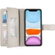 thumbnail image 4 of Funda cartera GANGXUN para iPhone 11 Pro , cuero PU con tarjetero, cremallera, correa de mano, soporte y protección 552°, 4 of 6