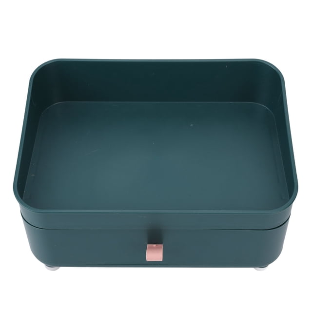 Caja de Almacenamiento de Cosméticos ANGGREK Plástico Verde Malaquita Gran Capacidad