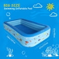 thumbnail image 2 of GVDV Blow Up Pool, Thickened Inflatable Pool for Kids, Adults, Family, 9.83 x 5.97 x 1.67 ft, Full-Sized Inflatable Kiddie Pools, Swimming Pool, Rectangle, 2 of 8