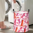 thumbnail image 7 of DouZhe Waterproof Collapsible Large Laundry Baskets, Valentines Day Cute Love Prints Circular Hamper with Handles, 7 of 7
