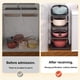 thumbnail image 4 of Almacenamiento y organización de cocina, estante de almacenamiento ajustable para ollas y sartenes con gran capacidad de carga, organizador de cocina ventilado, estantería de alambre., 4 of 6