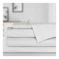 thumbnail image 2 of Bebelelo Ensemble de 4 Drap de Lit Double Gris Solide en Microfibre, 2 of 7