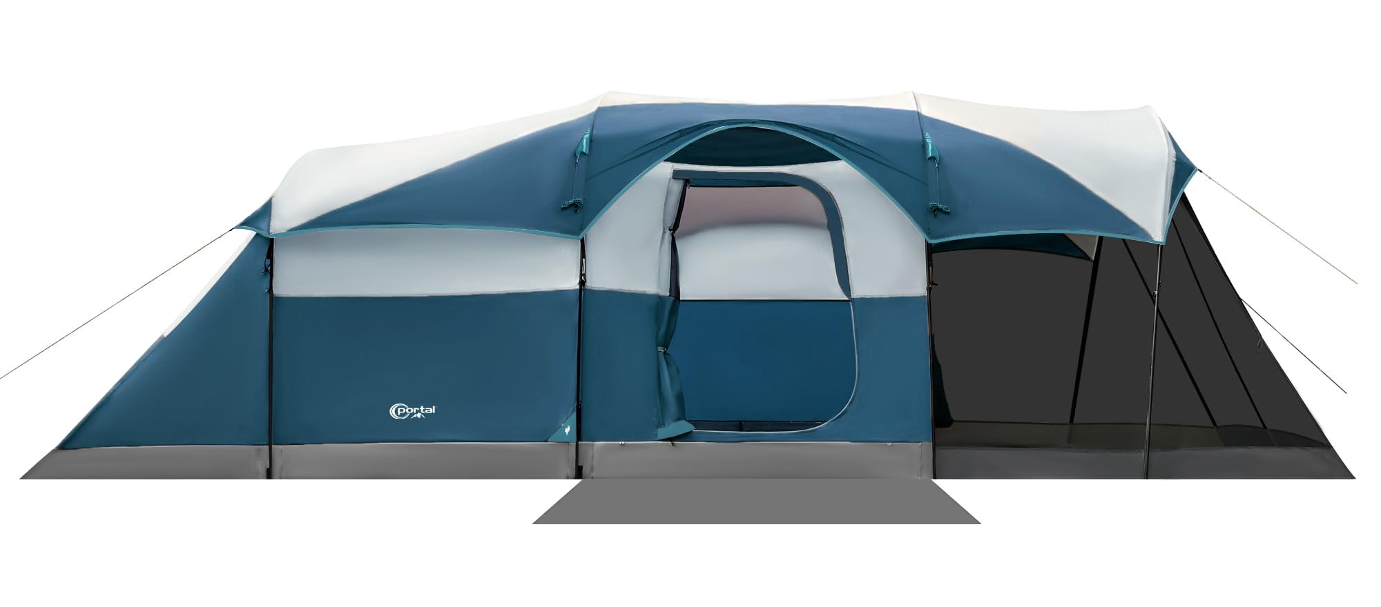 PORTAL Family Camping Tent for 6/8/10 People with Screen Room Water Resistant Rainfly Ideal for Outdoor Camping Parties