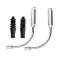 thumbnail image 2 of Bicycle Brake Noodle Cable Pipe, Bendable Rugged V Brake Elbow Cable Guides Rustproof  for Road Bikes Black,Silver, 2 of 7