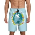 thumbnail image 3 of Lsque Dreaming Travel Mens Sleep Pajama Shorts,Short Pajama Pants, Cotton Ultra-Soft Knit-4X-Large, 3 of 9