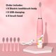 thumbnail image 1 of Cepillo de dientes eléctrico para niños, dibujos animados, con cabezal de repuesto, ultrasónico, IPX7, resistente al agua, recargable, sónico, 1 of 6