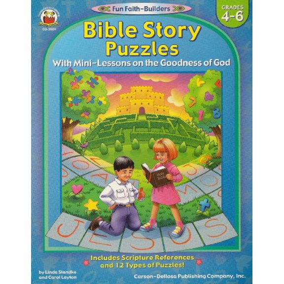 Pre-Owned Bible Story Puzzles: Grades 4-6 (Paperback) 0887248675 9780887248672